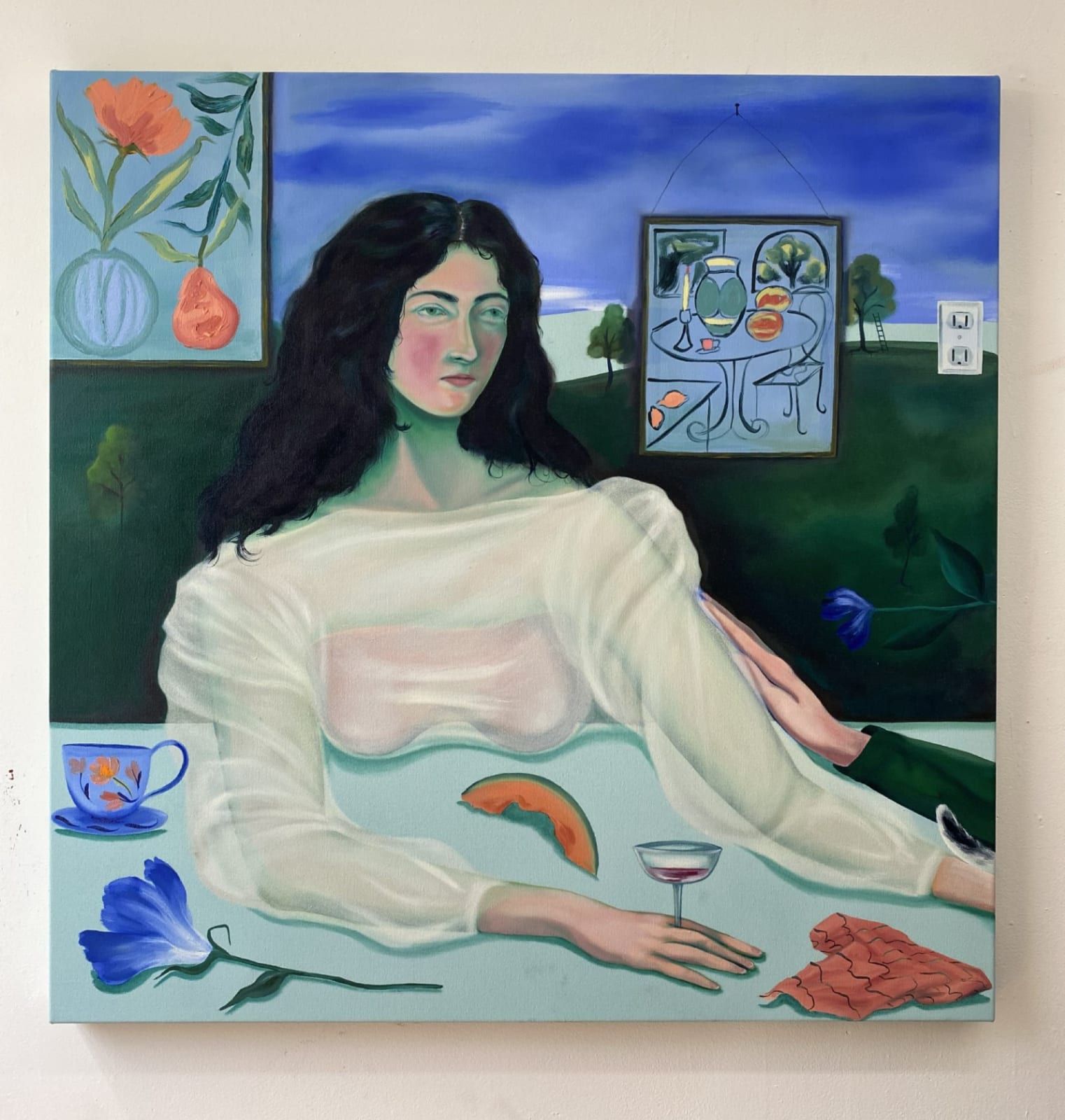 Laura Burke, THE LUNCHEON I + II, 2025