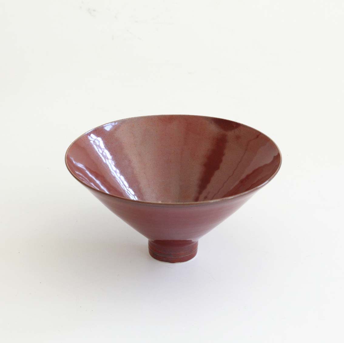 Robyn Hardyman, RH28 small bowl, burnt red
