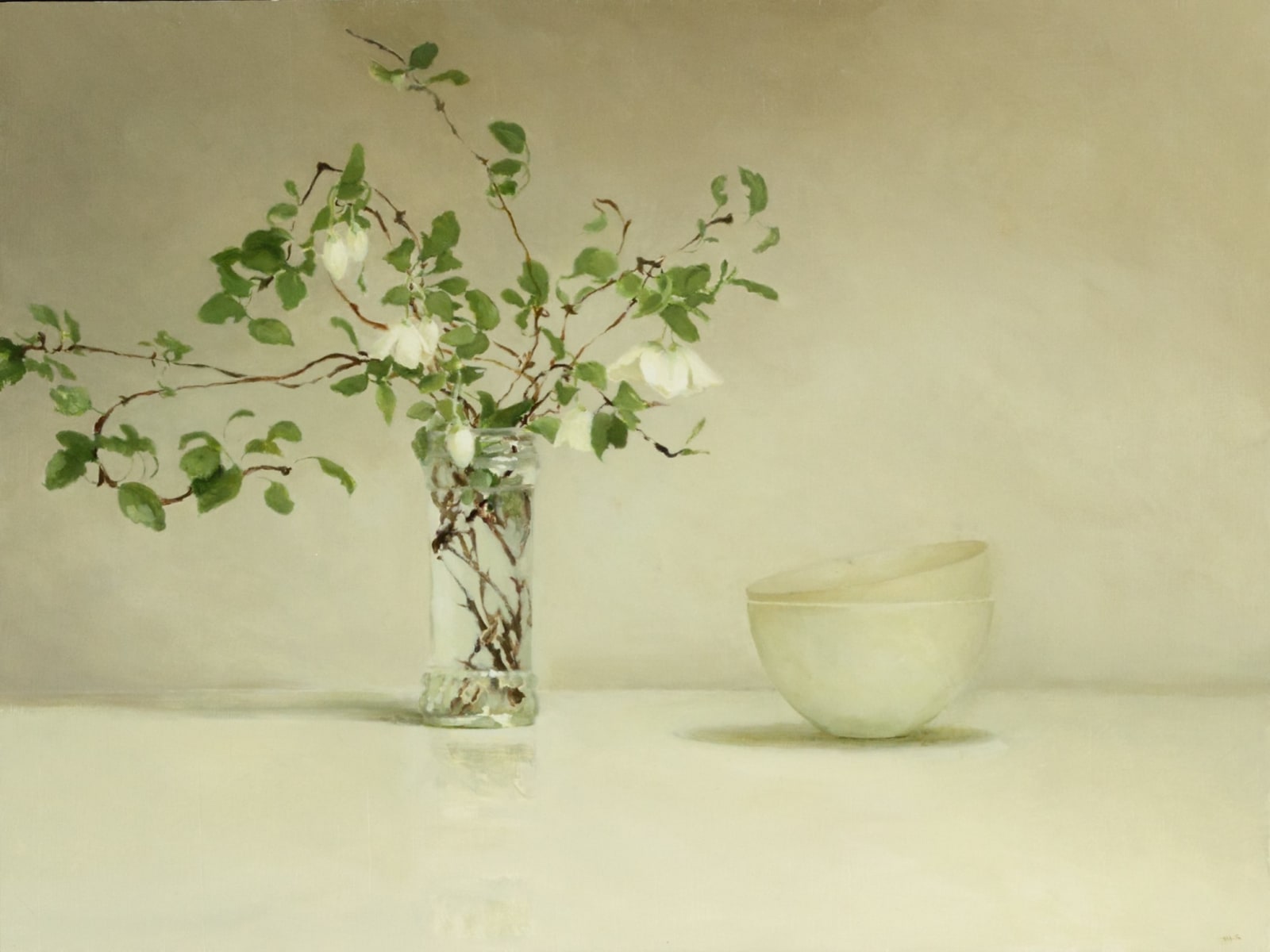 Helen Simmonds, Winter Clematis and Procelain
