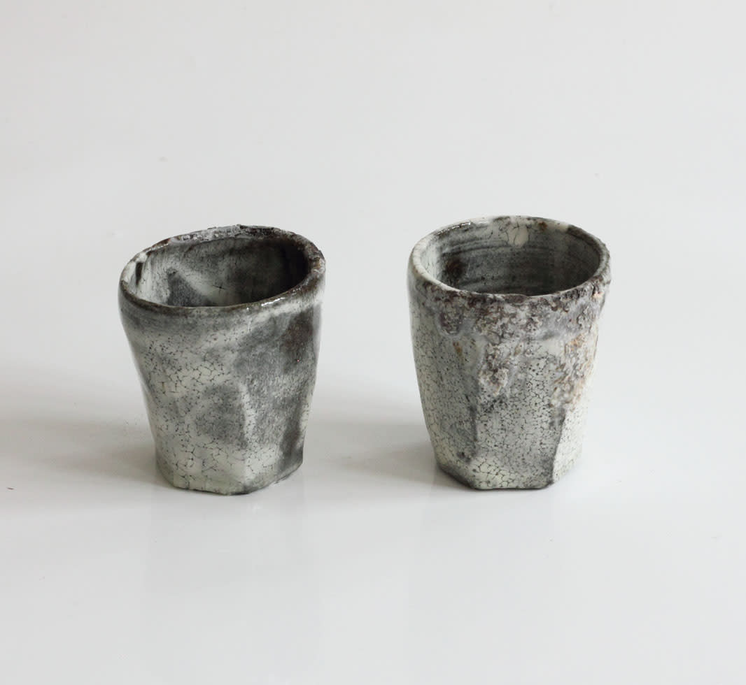 Akiko Hirai, 96, 97. Kohiki Faceted Yunomi