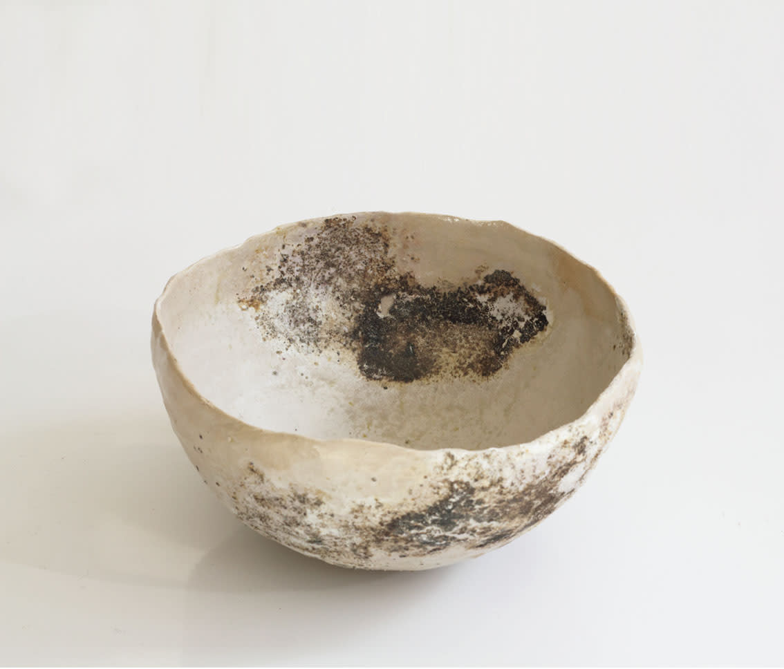 Akiko Hirai, 58. Hand Built Bowl with Wood Ash