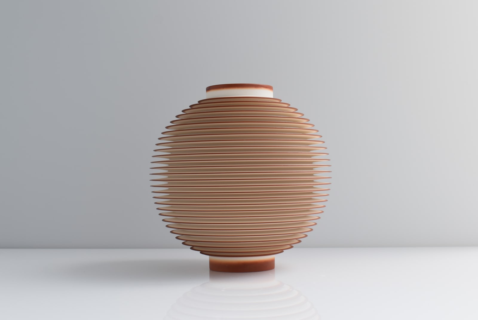 Nicholas Lees, Large Rust Orange Orbit (25.35)