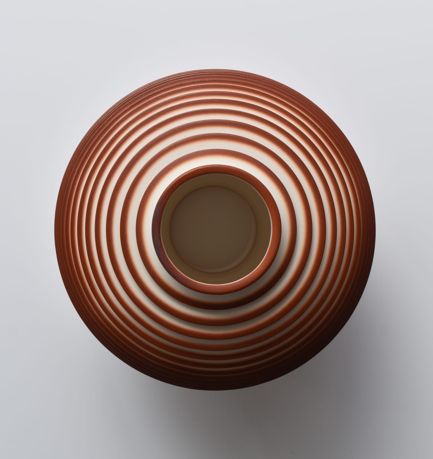 Nicholas Lees, Large Rust Orange Orbit (25.35)