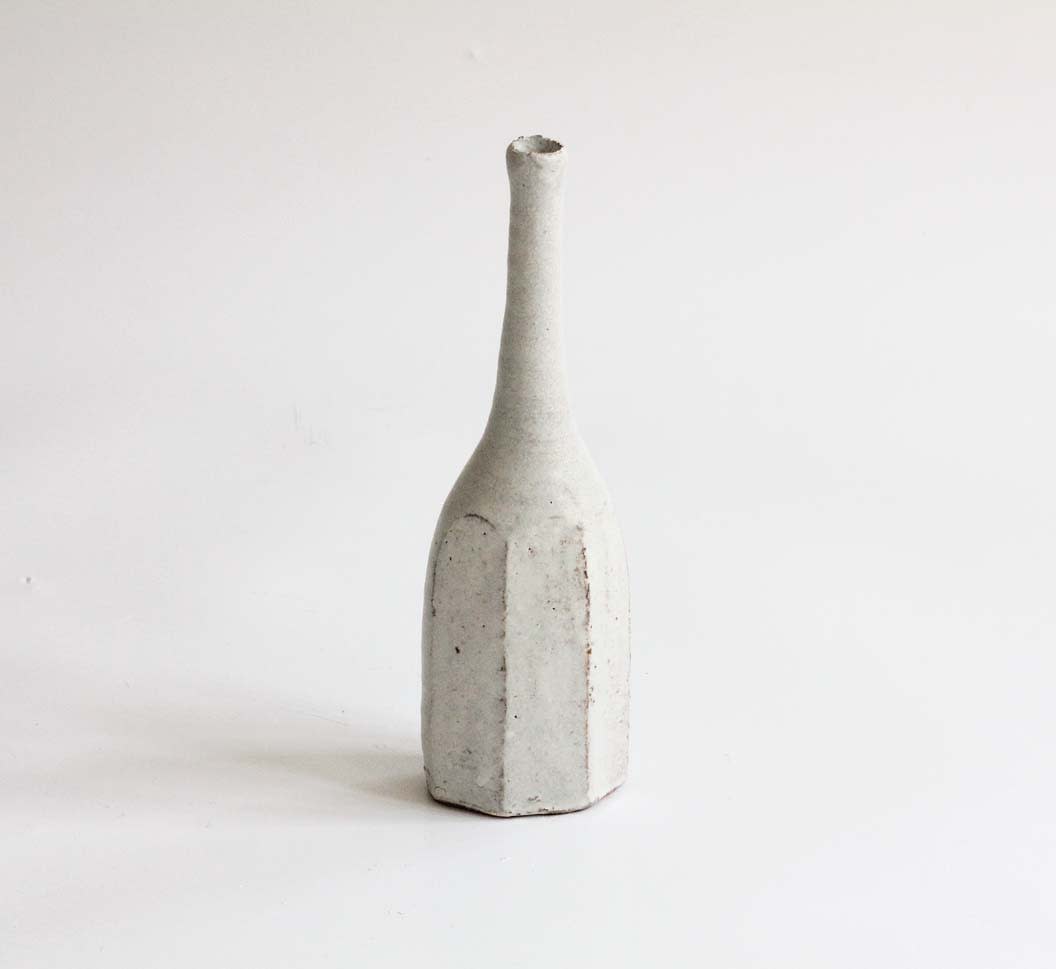 Akiko Hirai, 7a. Still Life Bottle white Tall