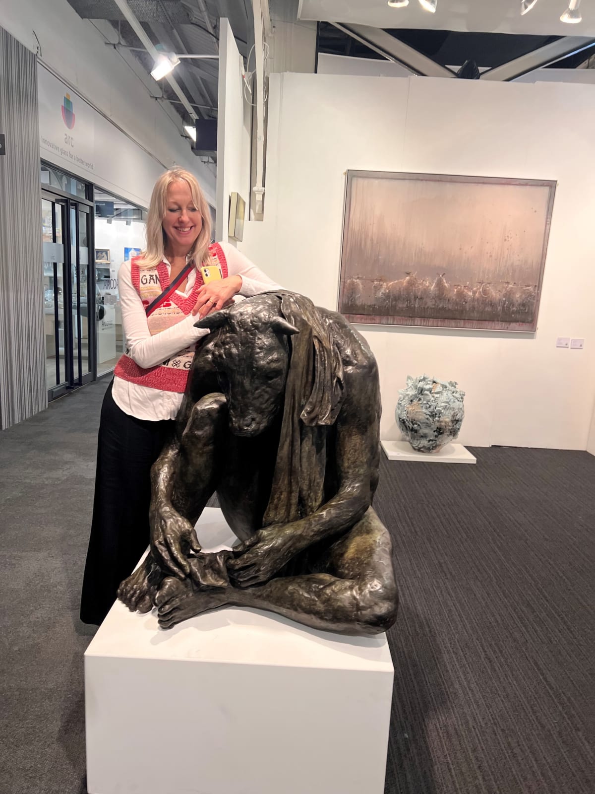Beth Carter with Solace, Bronze, Edition 1 of 10. £45,000