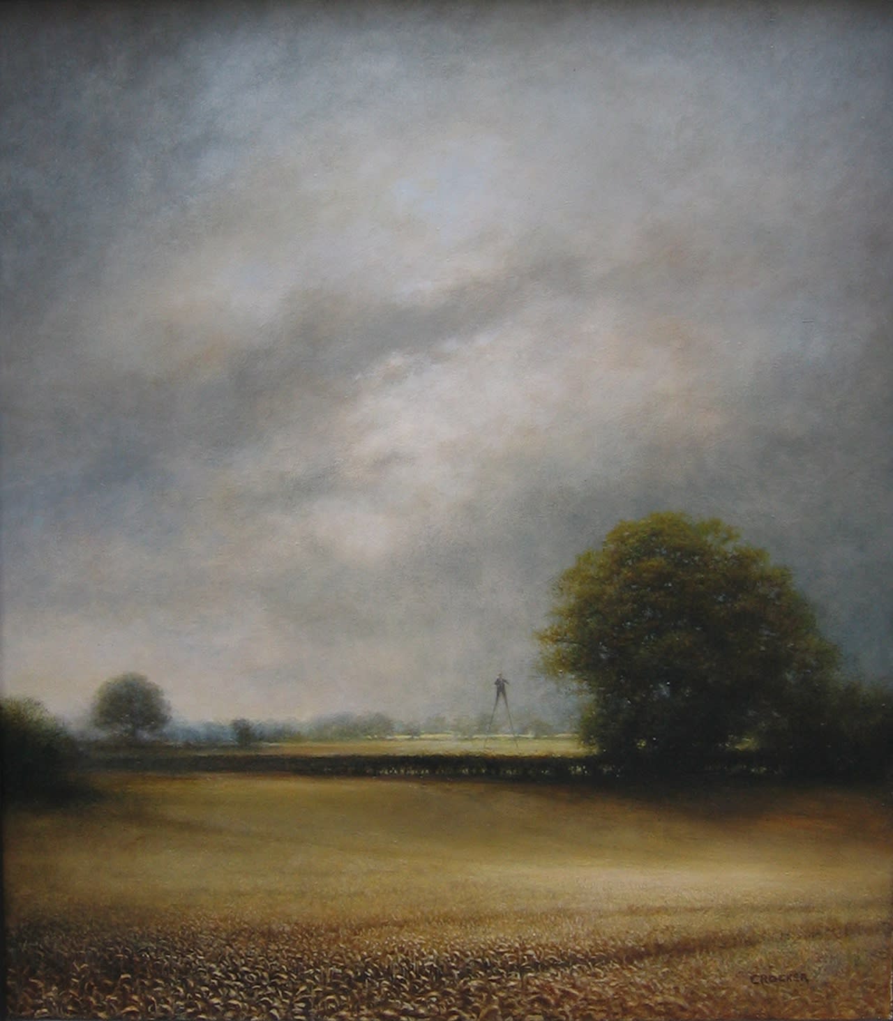 And then he saw it, Oil on Board 68 x 58 cm. POA
