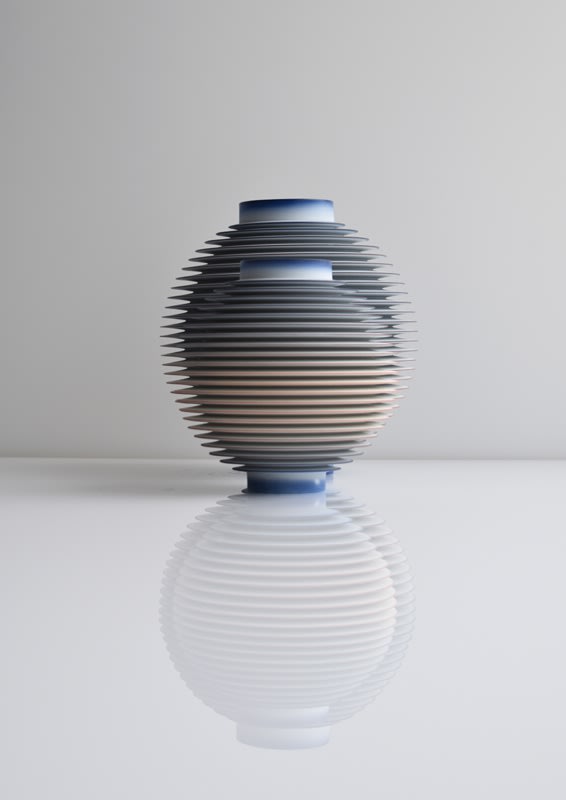 Nicholas Lees, Small Blue/ Red Orbit (25.14)