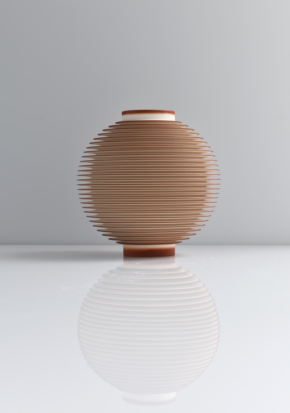 Nicholas Lees, Large Rust Orange Orbit (25.35)