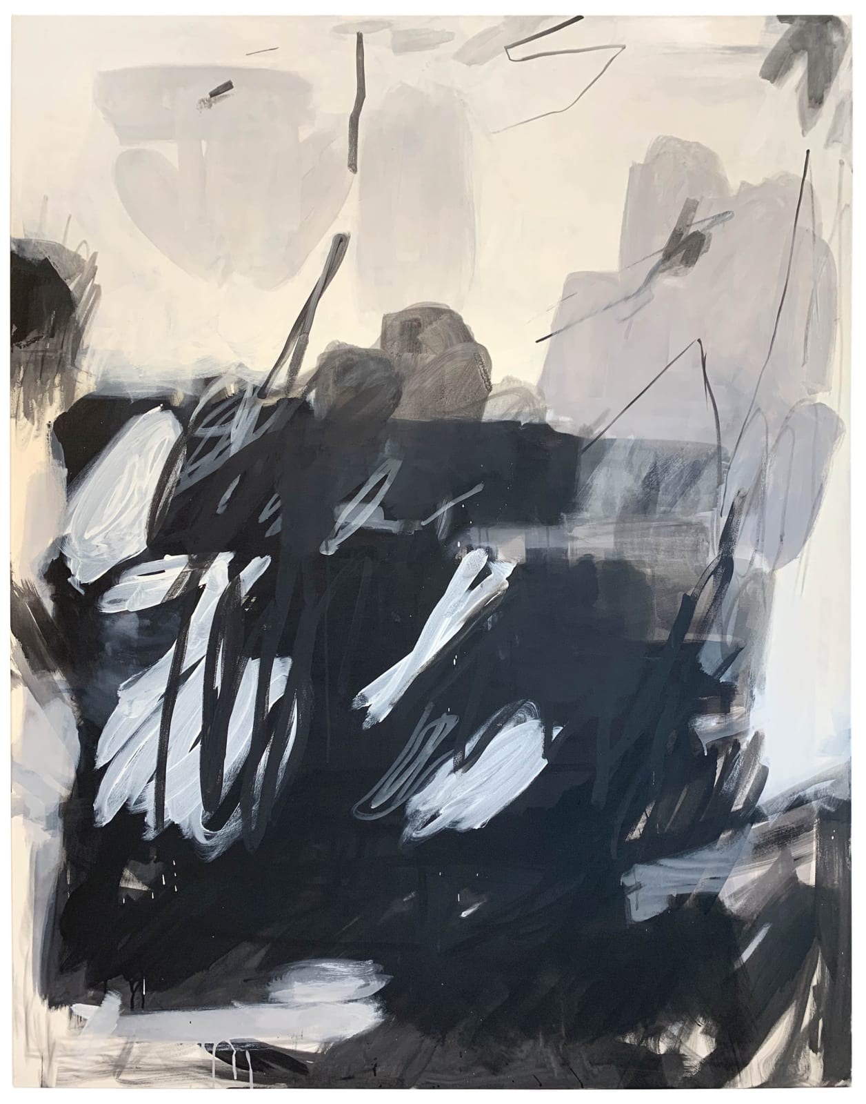 Yvonne Robert, Black and White Garden, 2023