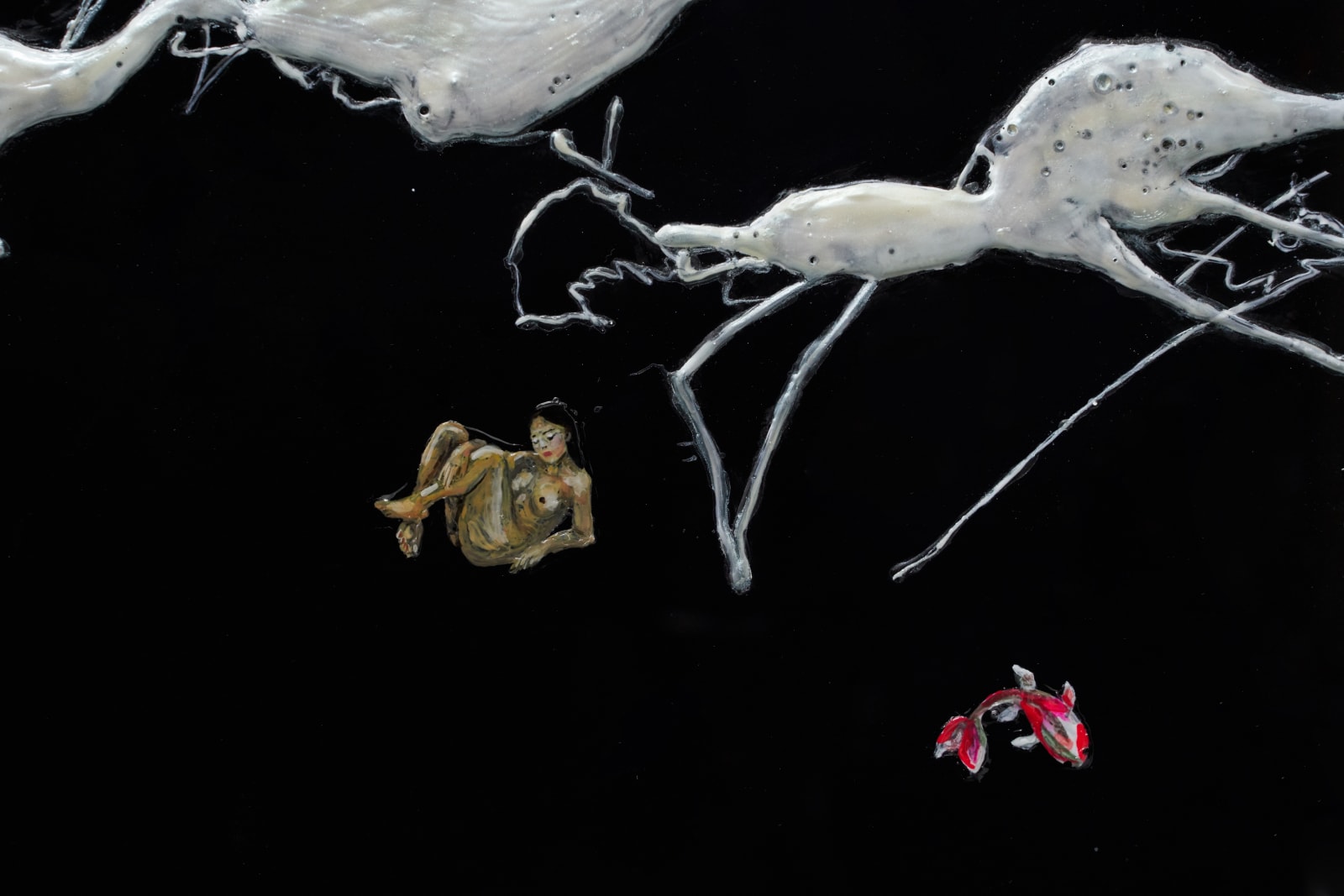 Hoa Dung Clerget, Ornament (The Trung Sisters, Waterfall), 2025