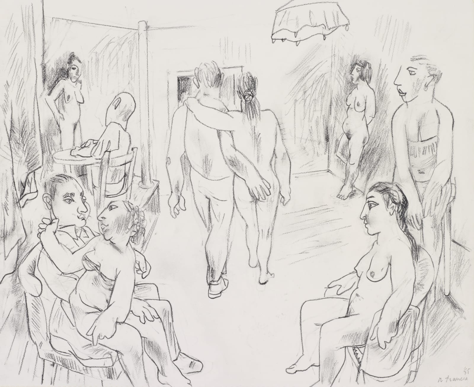 Brothel in Tunis 1, 1985