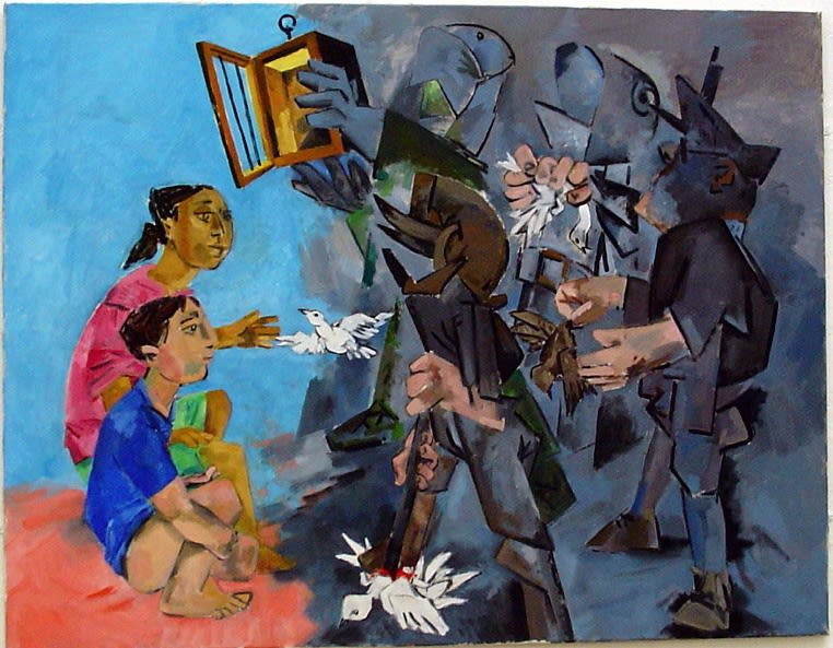 The Violation of Innocence: Boy with Dove, 1989