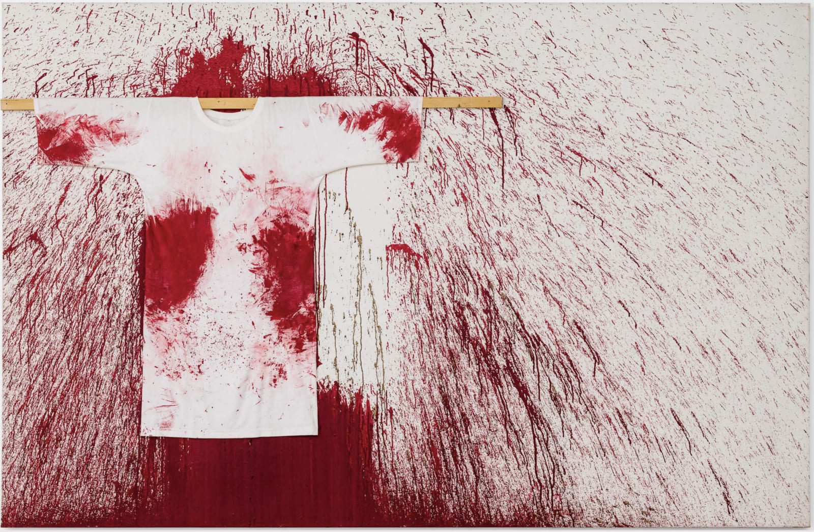 Hermann Nitsch, Schüttbild, 2009