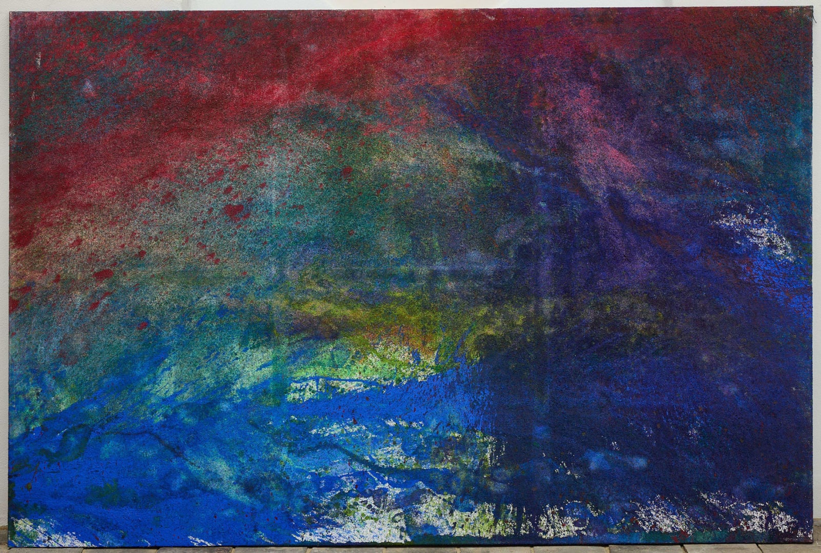 Hermann Nitsch, Schüttbild (R), 2021