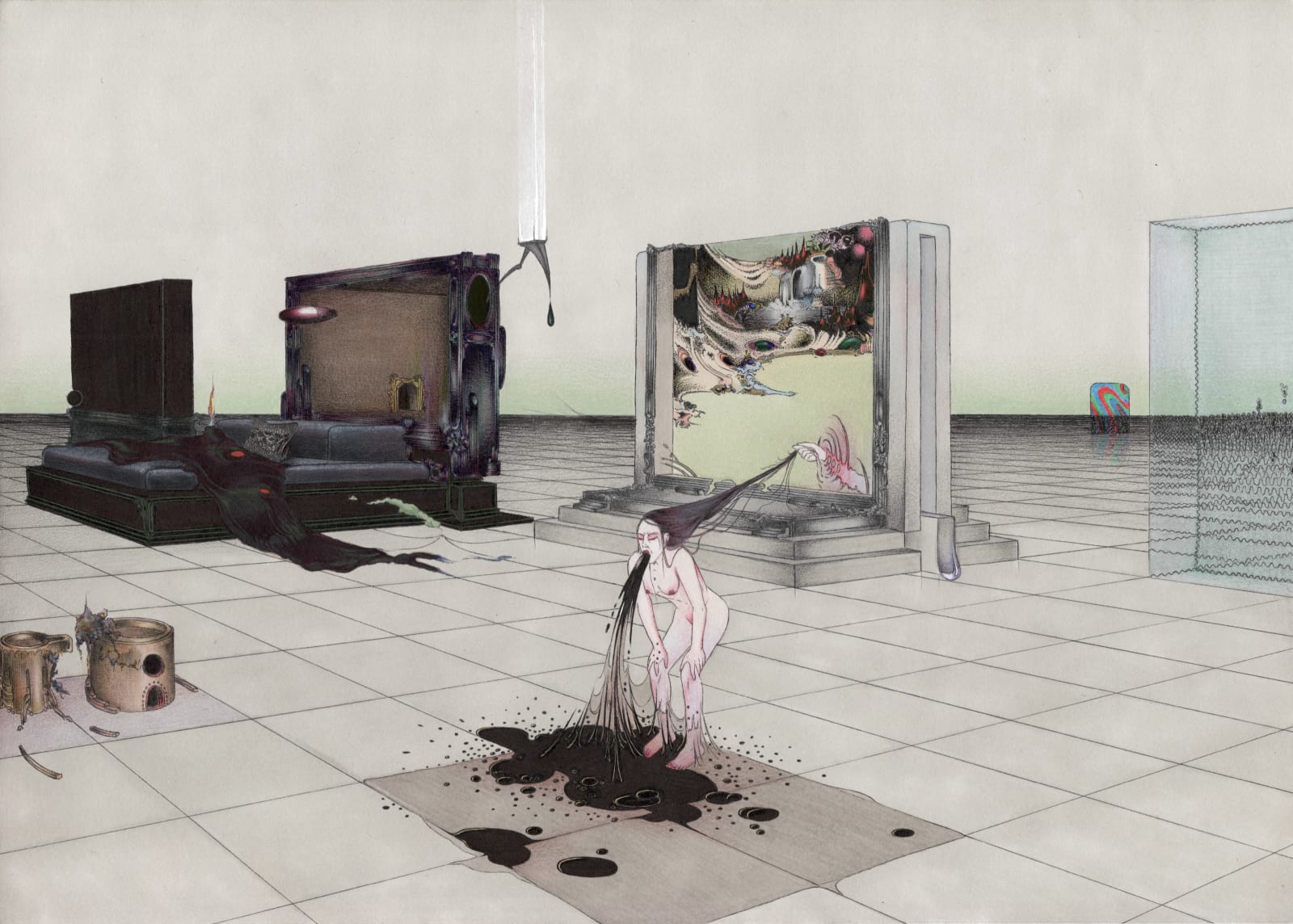 Lea Bouton, 4 Panneaux , 2025