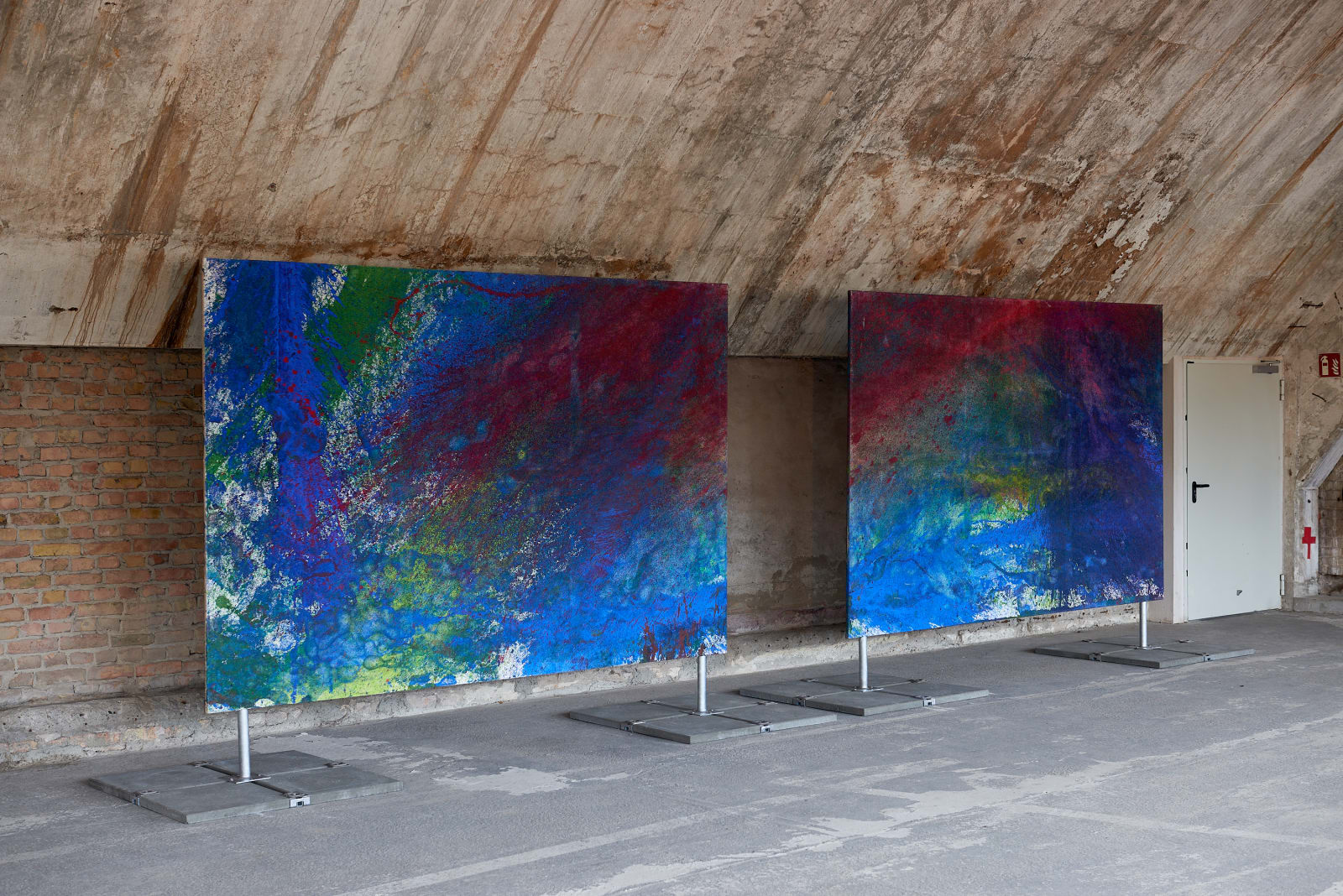 Hermann Nitsch, Schüttbild (L), 2021