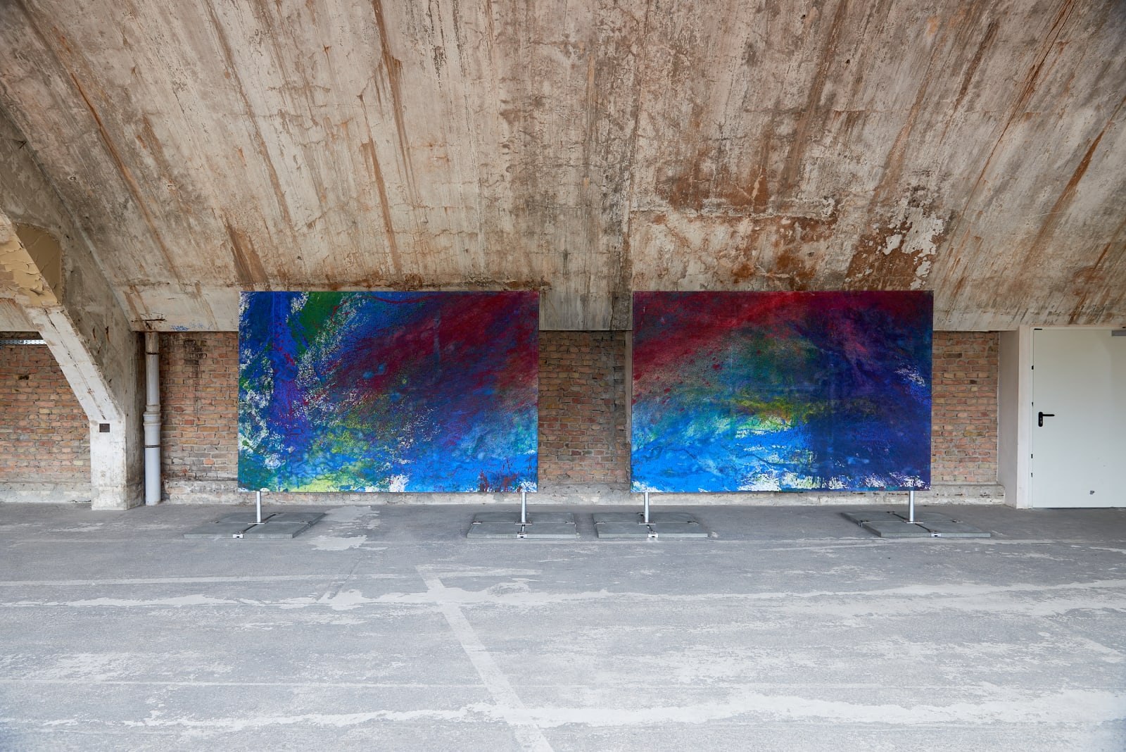 Hermann Nitsch, Schüttbild (L), 2021