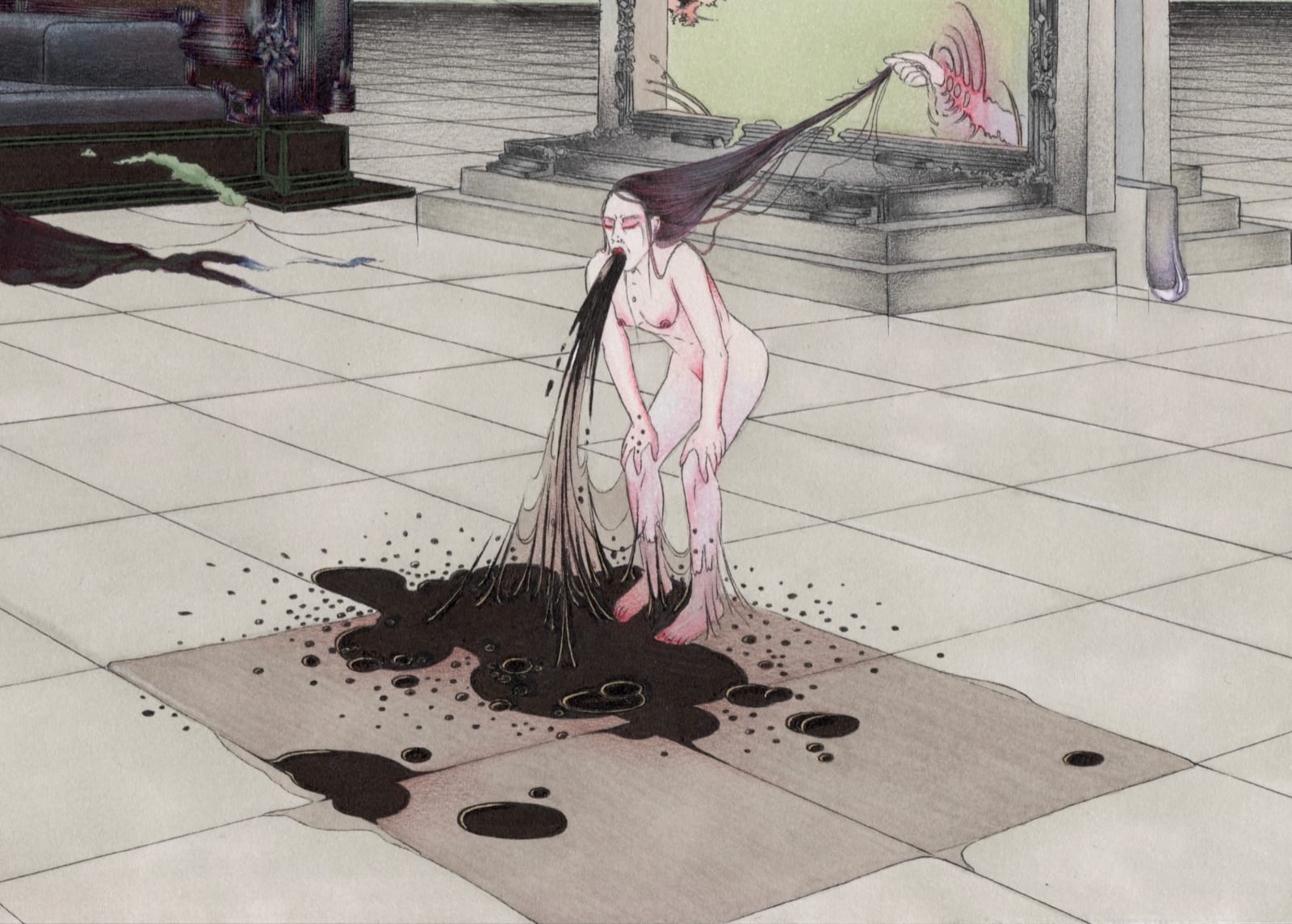 Lea Bouton, 4 Panneaux , 2025