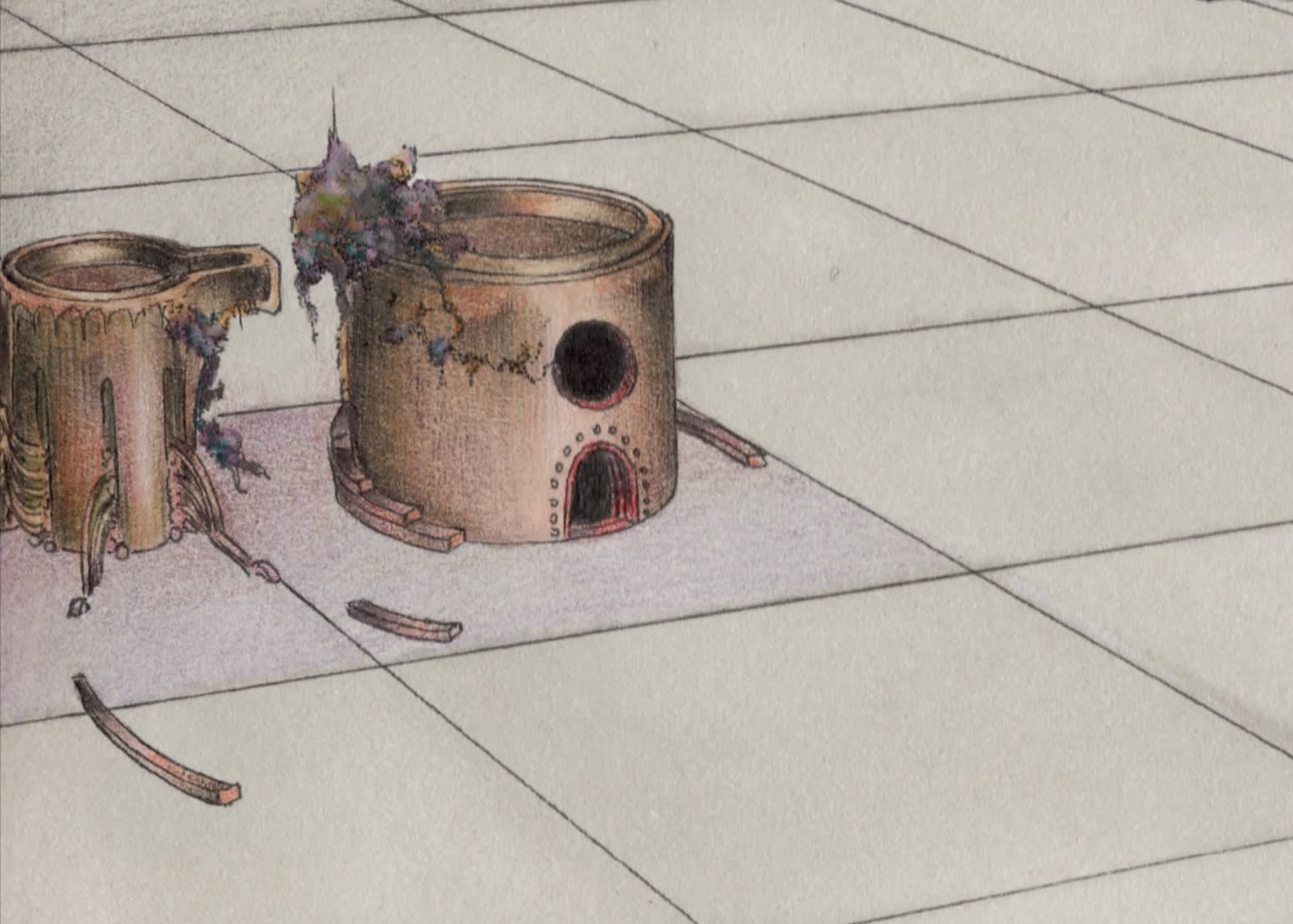 Lea Bouton, 4 Panneaux , 2025