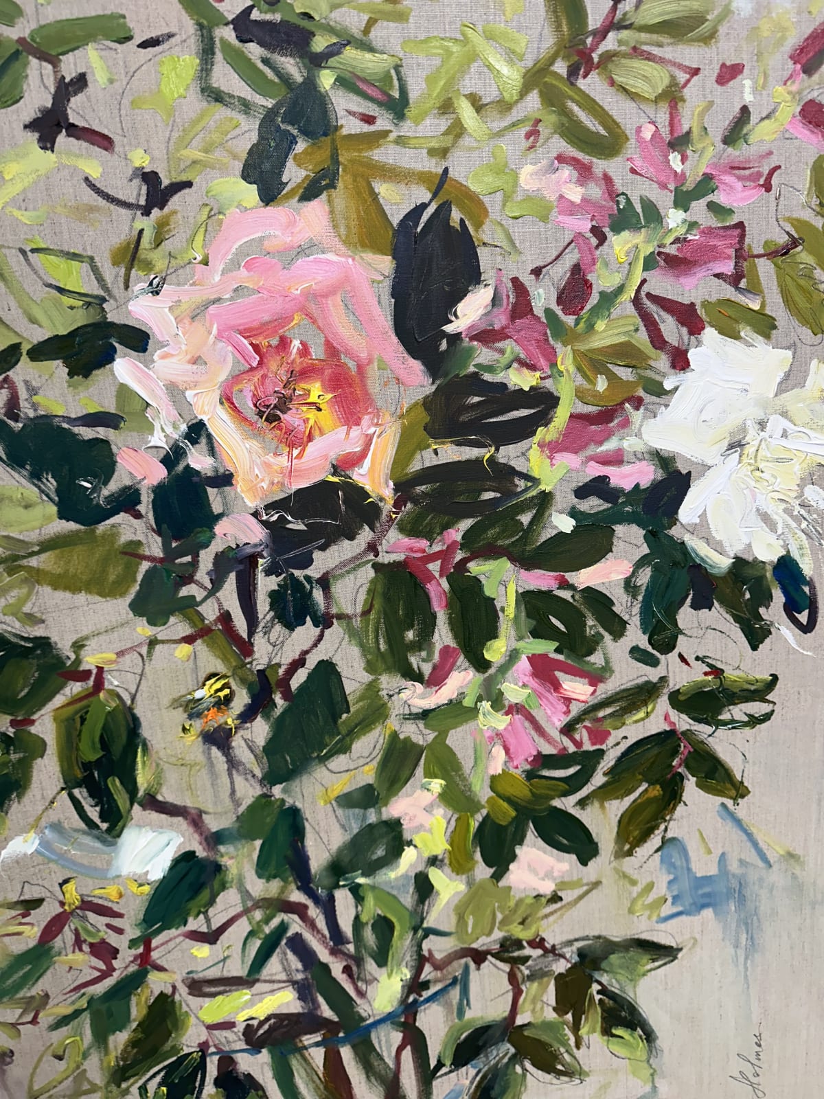 Lilia Orlova-Holmes, Spring roses, 2024
