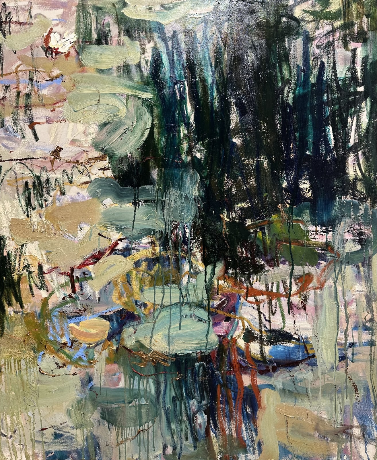 Lilia Orlova-Holmes, By the pond. The last days of summer. Diptych., 2023
