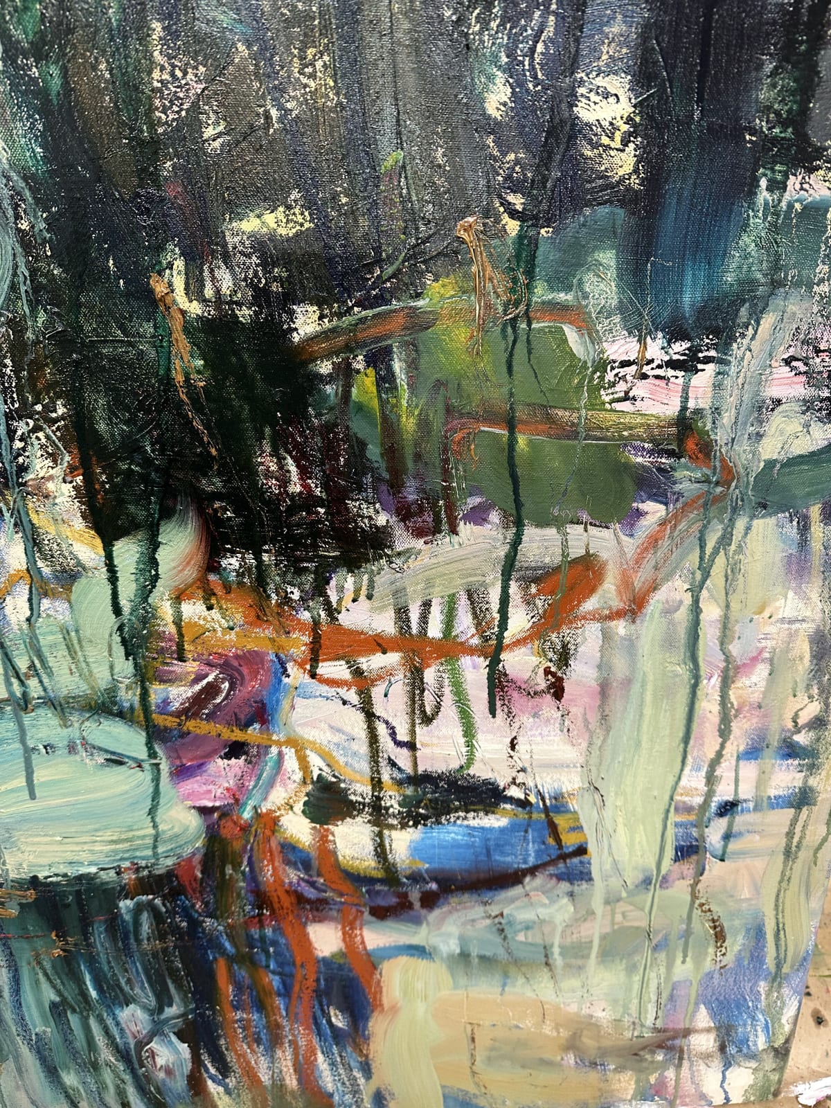 Lilia Orlova-Holmes, By the pond. The last days of summer. Diptych., 2023