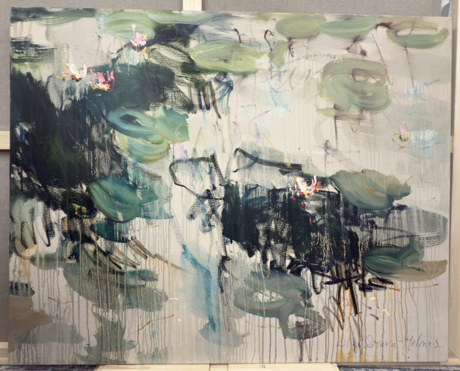 Lilia Orlova-Holmes, Water lilies, 2025