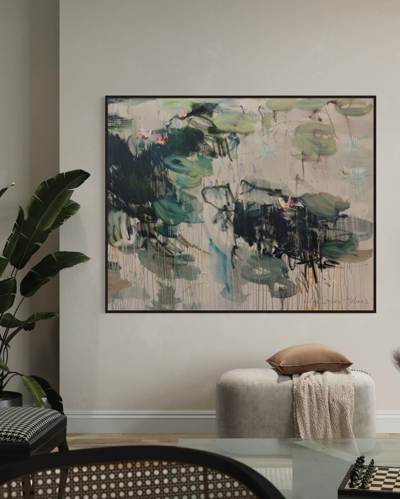 Lilia Orlova-Holmes, Water lilies, 2025
