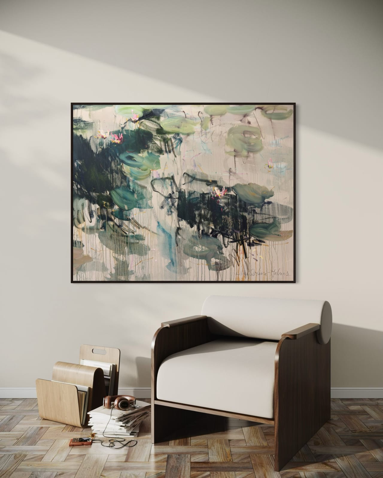 Lilia Orlova-Holmes, Water lilies, 2025