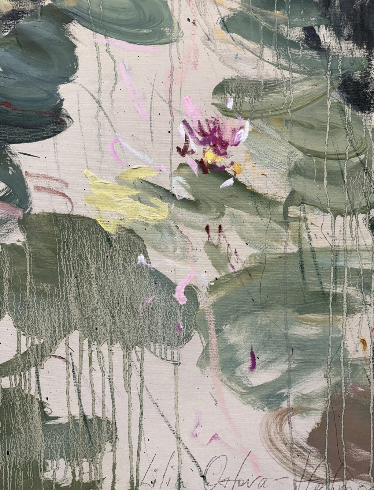 Lilia Orlova-Holmes, Water lilies. Summer pond, 2025