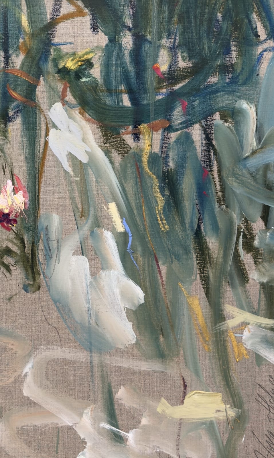 Lilia Orlova-Holmes, Morning reflections. [Dragonfly pond], 2025