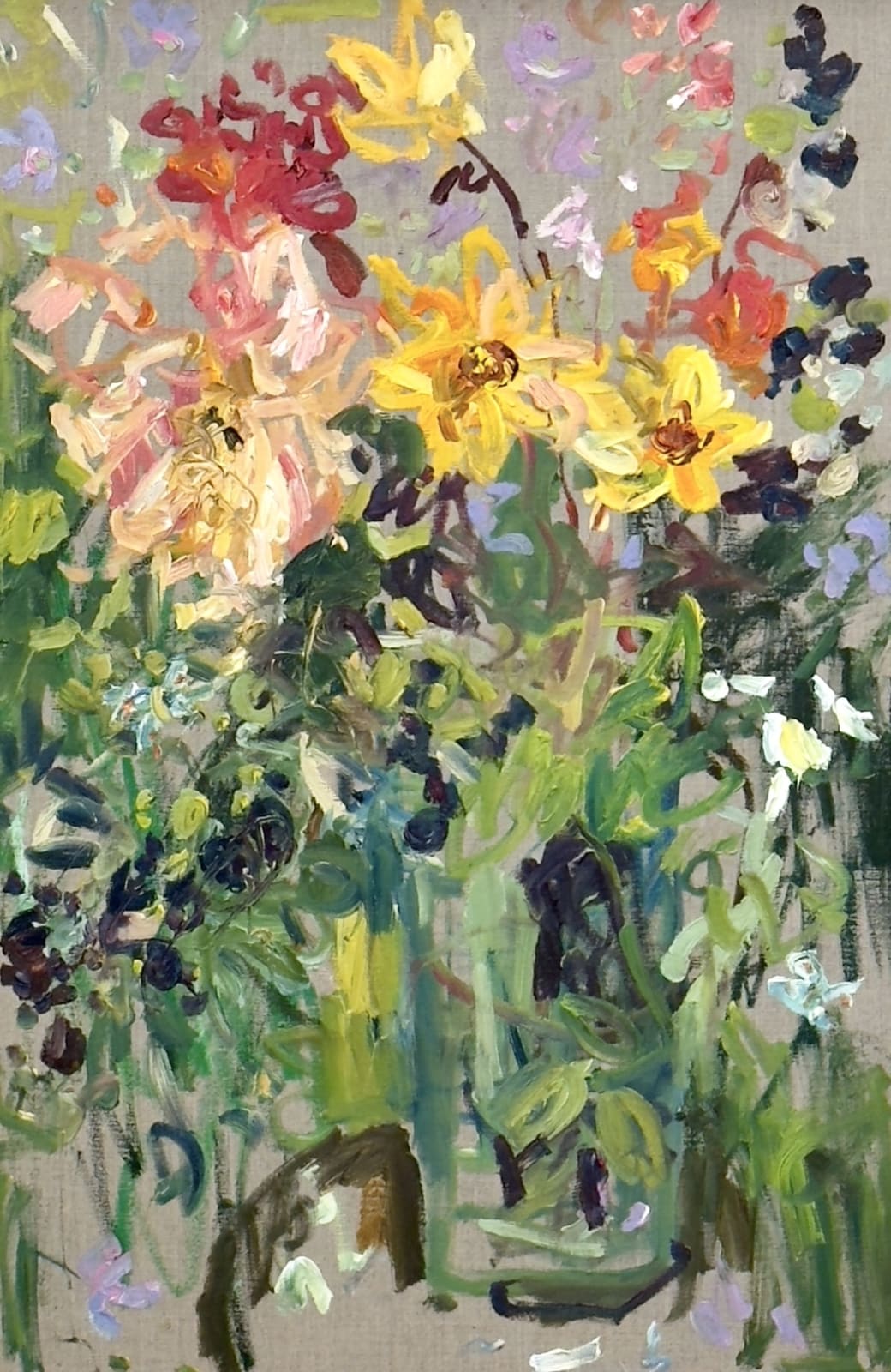 Lilia Orlova-Holmes, August flowers, 2025