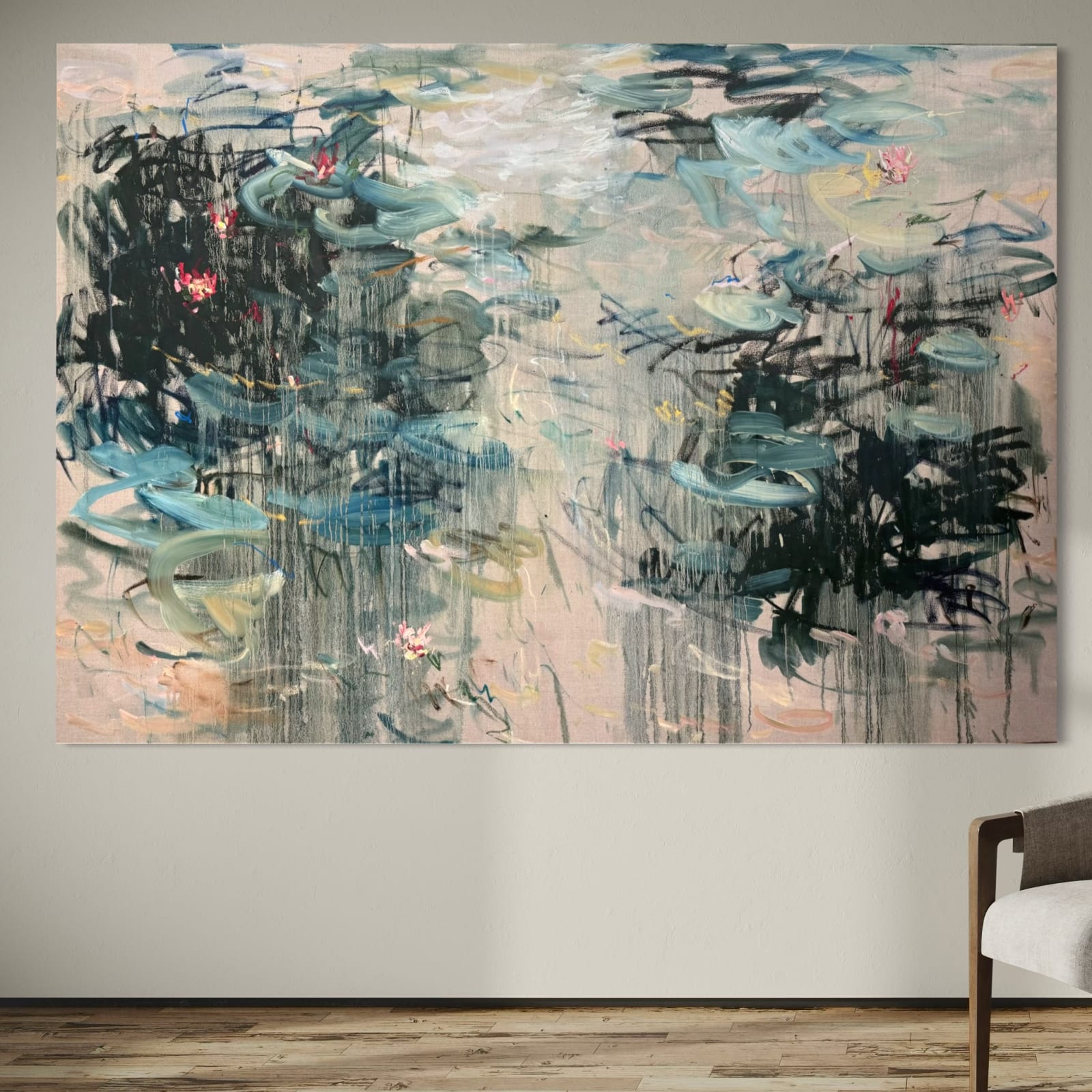 Lilia Orlova-Holmes, Water lilies , 2025