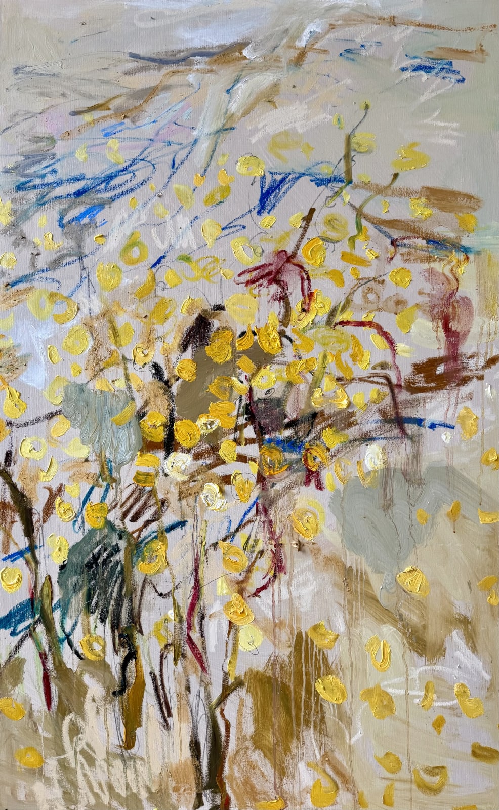 Lilia Orlova-Holmes, Golden apples. Diptych., 2025