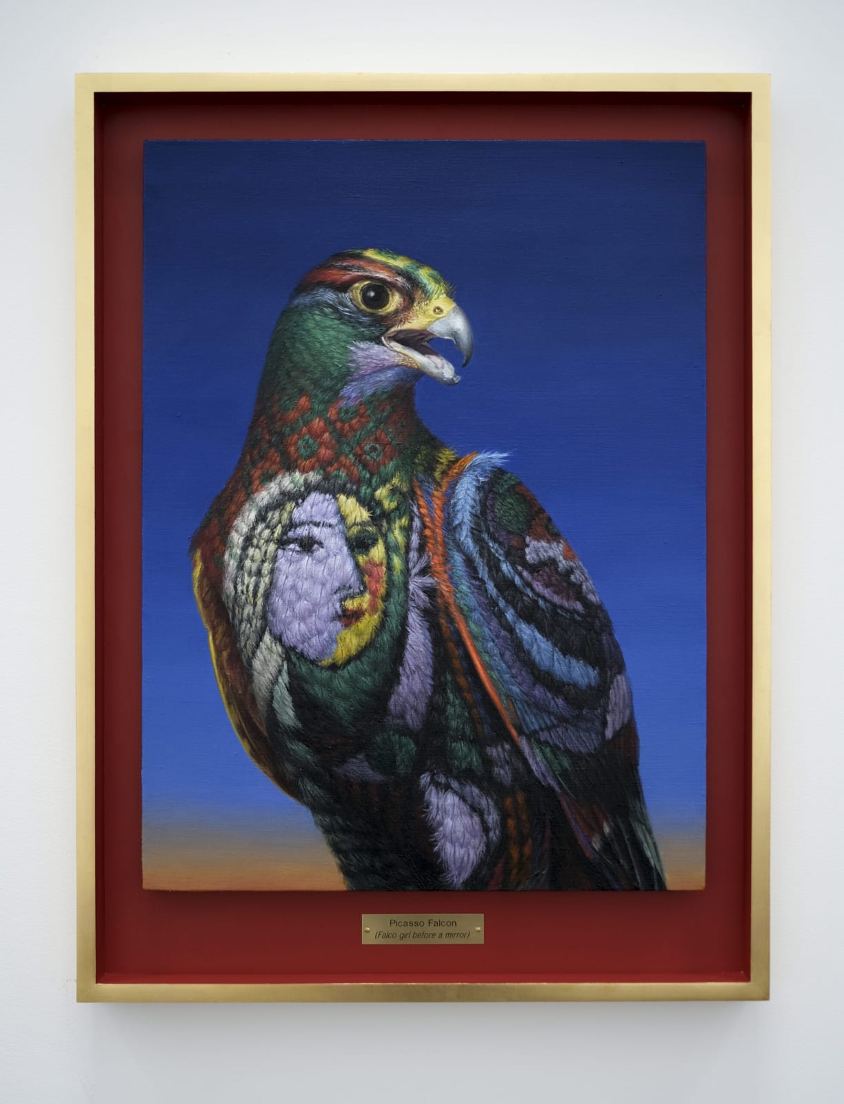 Clive Smith, Picasso Falcon (Falco girl before a mirror), 2021