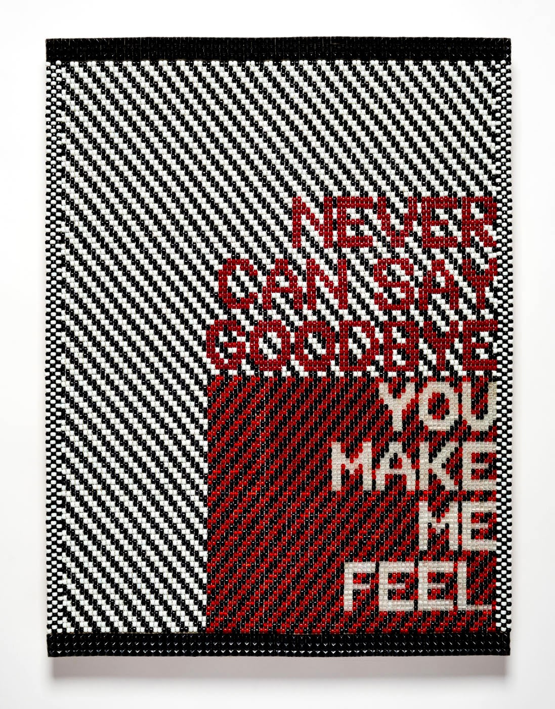 Jeffrey Gibson, NEVER CAN SAY GOODBYE - YOU MAKE ME FEEL, 2016