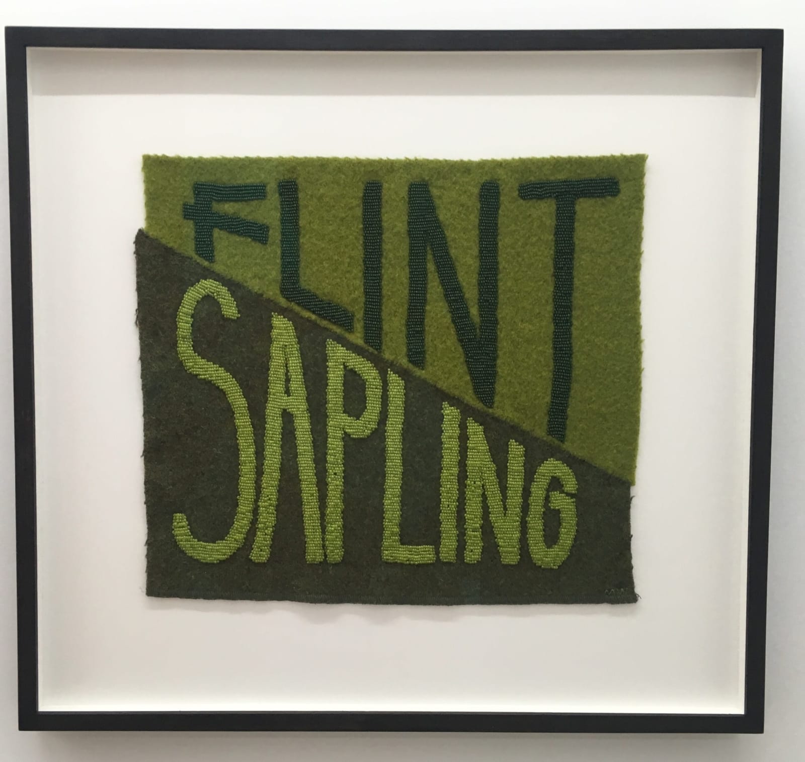 Marie Watt, Flint/Sapling, 2019