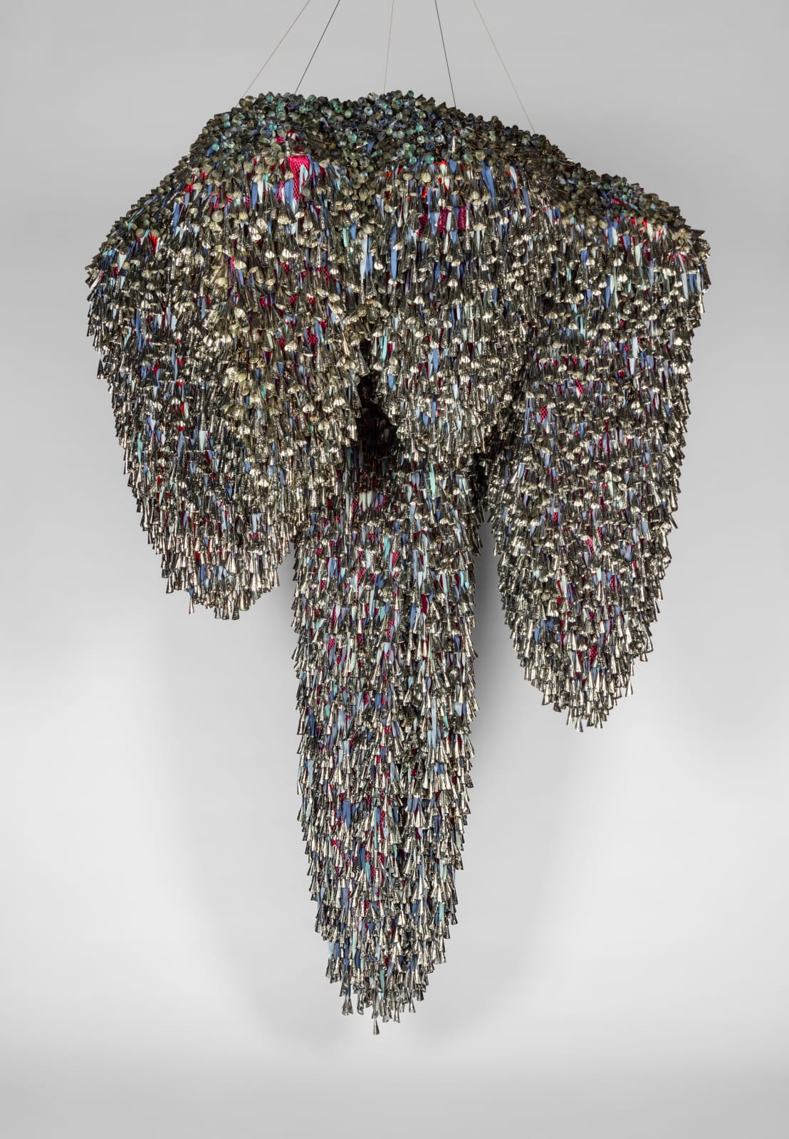 Marie Watt, Sky Dances Light (Forest) XVIII, 2024