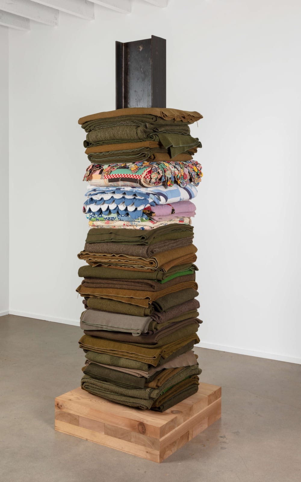 Marie Watt, Skywalker/Skyscraper (Flowers In A Field), 2024