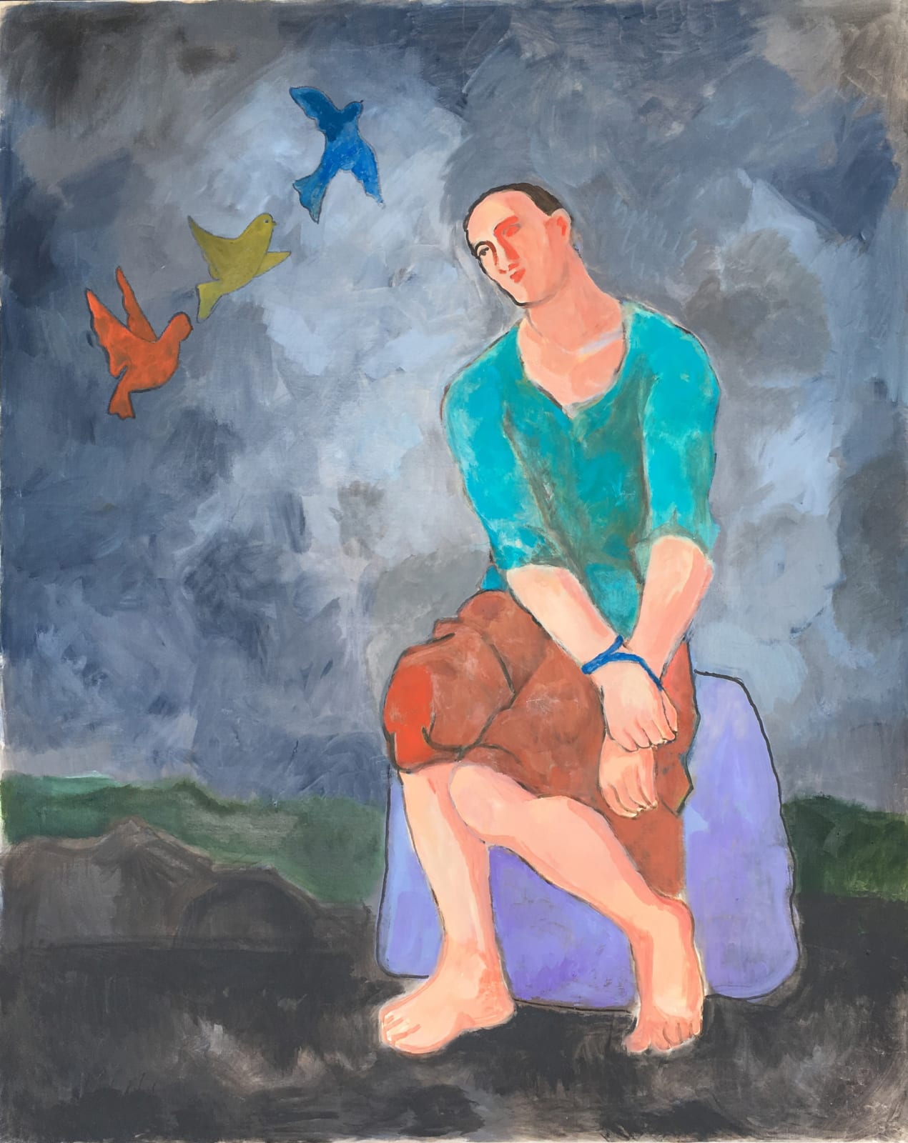 Sandro Chia, The Prisoner's Dream, 2017