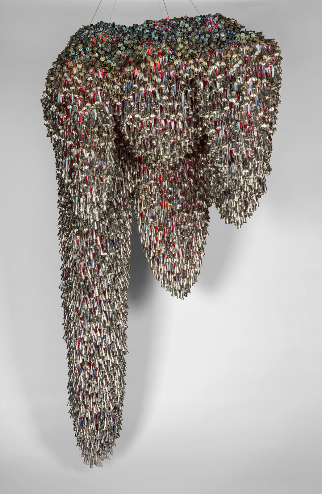 Marie Watt, Sky Dances Light (Forest) XVII, 2023-2024