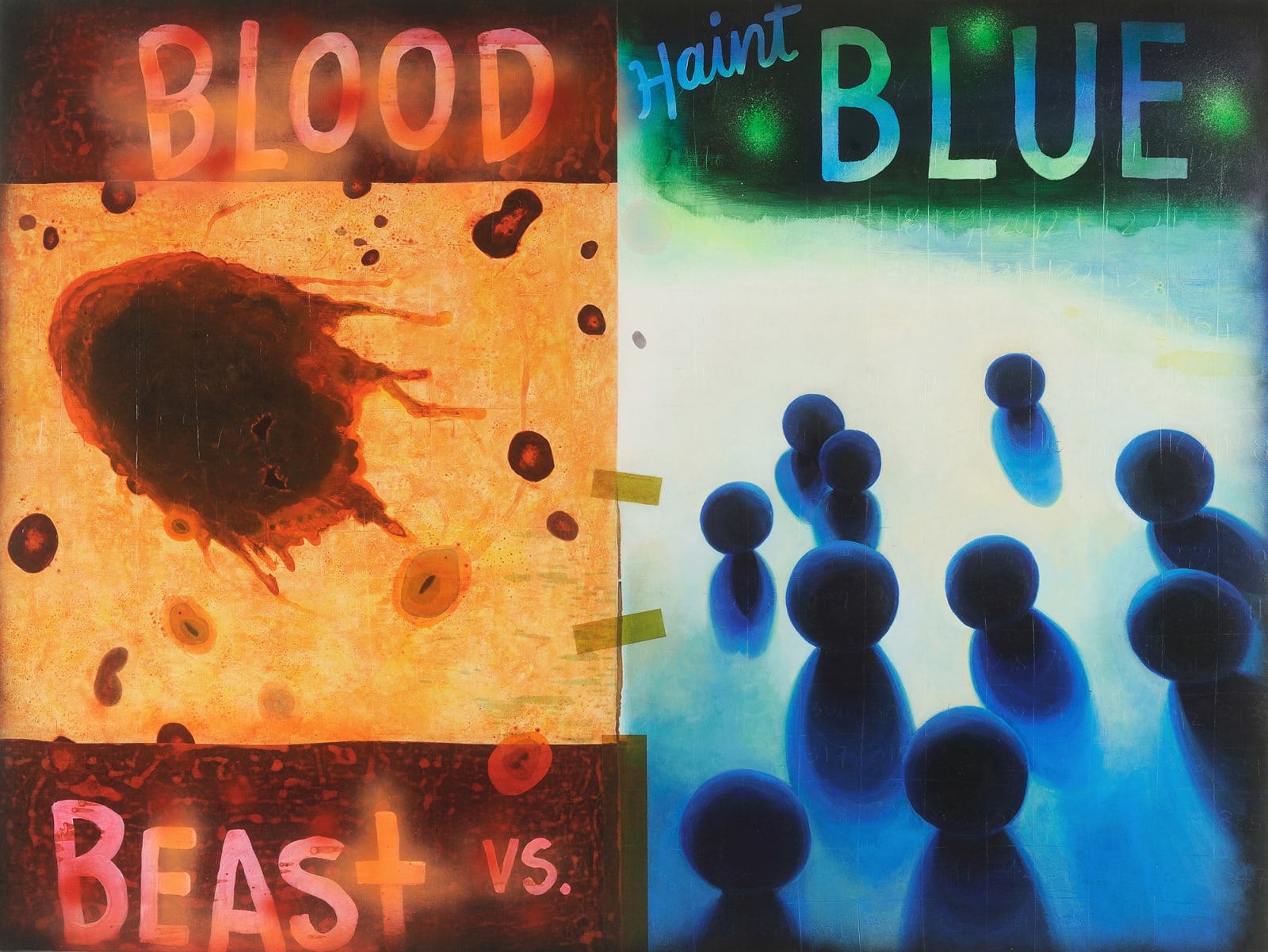 Renée Stout, Blood Beast vs. Haint Blue, 2017