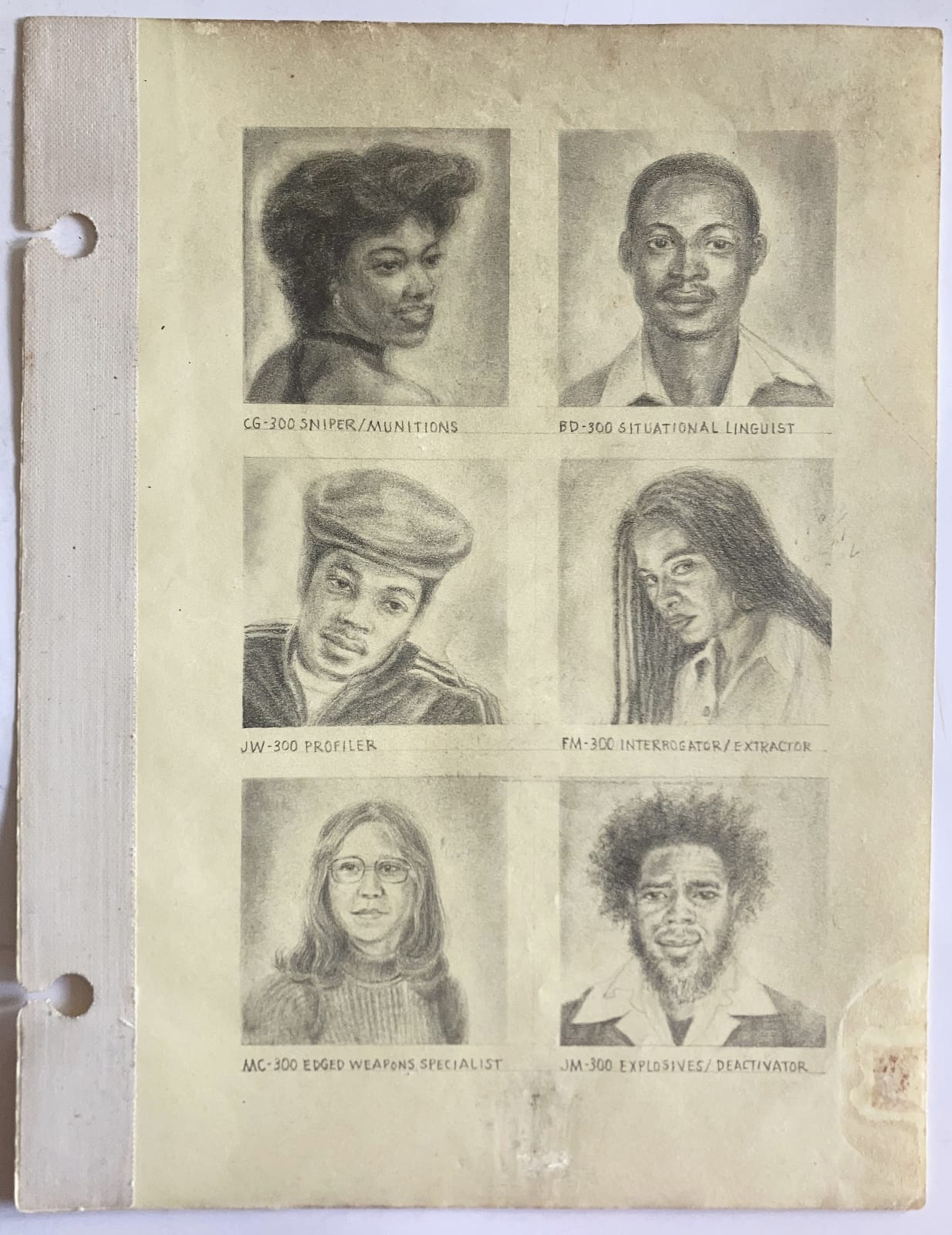 Renée Stout, Six Hoodoo Assassins (300 Series), 2022