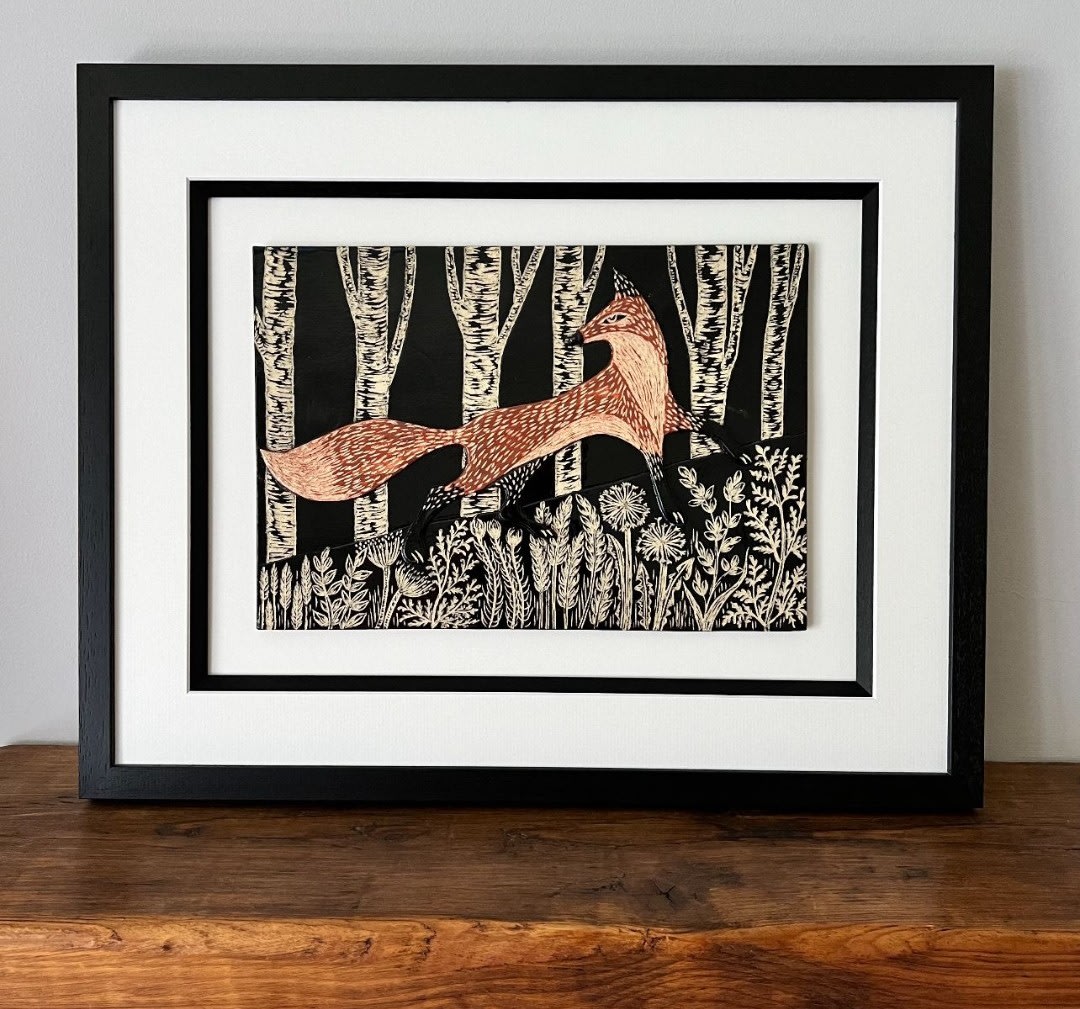 Jakki Trainor, A Skulk of Foxes - forest in the night