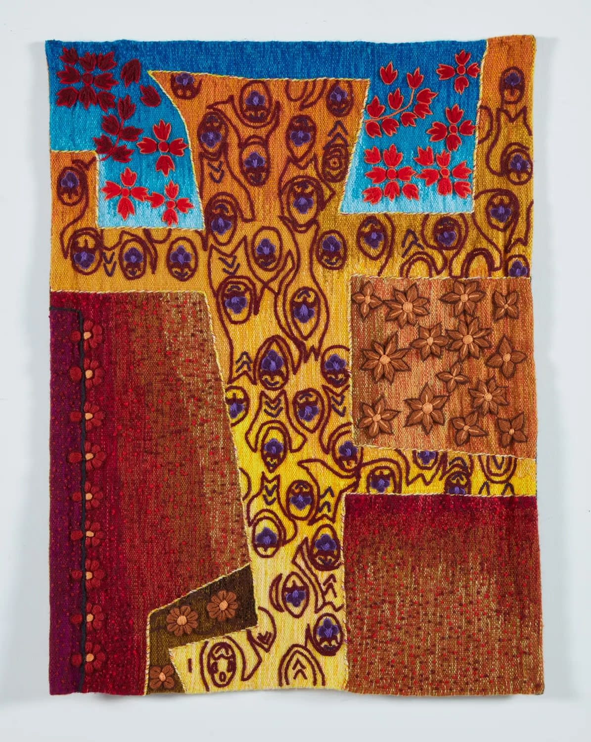 Tamara Gonzales, untitled, 2016. Alpaca and wool. 36.5 x 23.5 inches. Courtesy the artist and Klaus von Nichtssagend Gallery, New York.