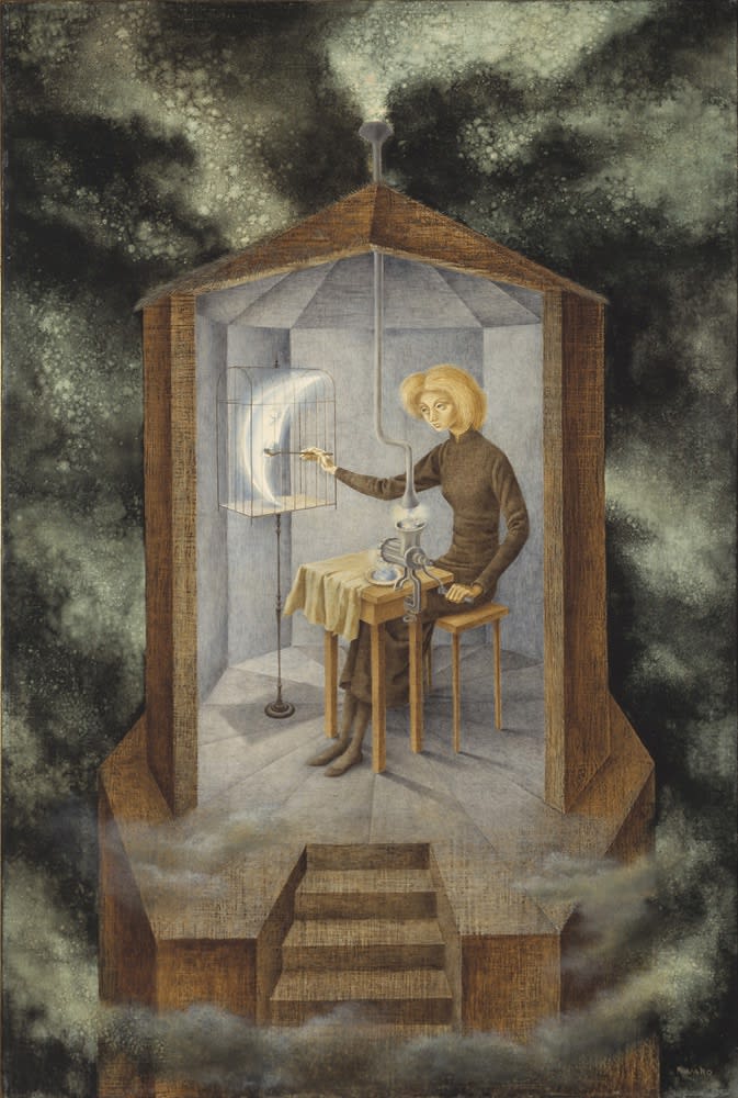 Remedios Varo, Papilla estelar (1958). Colección FEMSA © FEMSA Collection © Adagp, Paris, 2024.