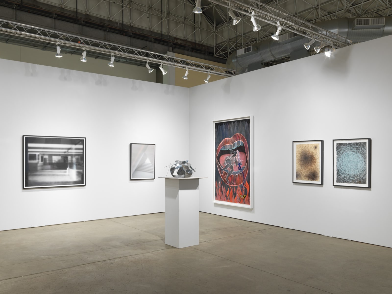 EXPO CHICAGO 2019, installation view, Gallery Wendi Norris, Booth 315, Navy Pier, 600 E Grand Ave, Chicago, IL, September 19 - 22, 2019. Photo: Dan Bradica.
