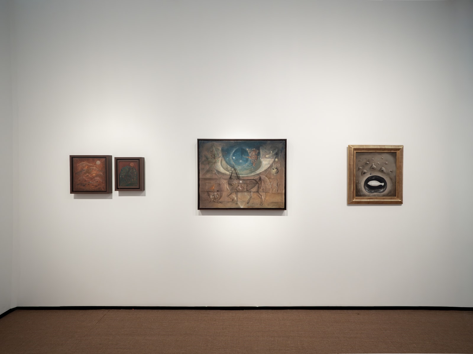 View of Gallery Wendi Norris, Booth F17, at Frieze Masters, October 2025. Photo by Michael Adair. Courtesy of Gallery Wendi Norris, San Francisco.