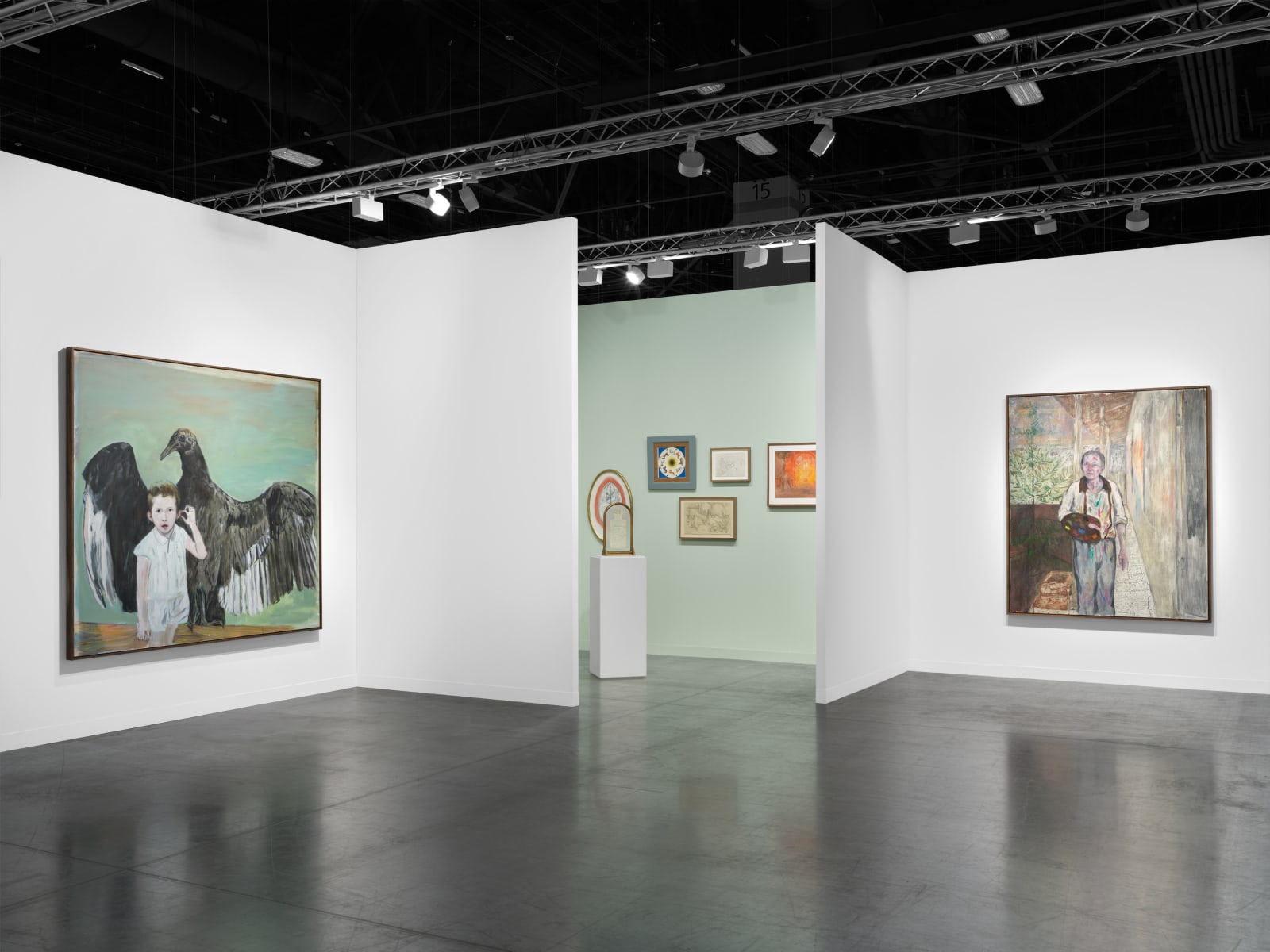 Installation view of Gallery Wendi Norris, Booth G7, at Art Basel Miami Beach, December 2025. Photo by Dan Bradica. Courtesy of Gallery Wendi Norris, San Francisco.
