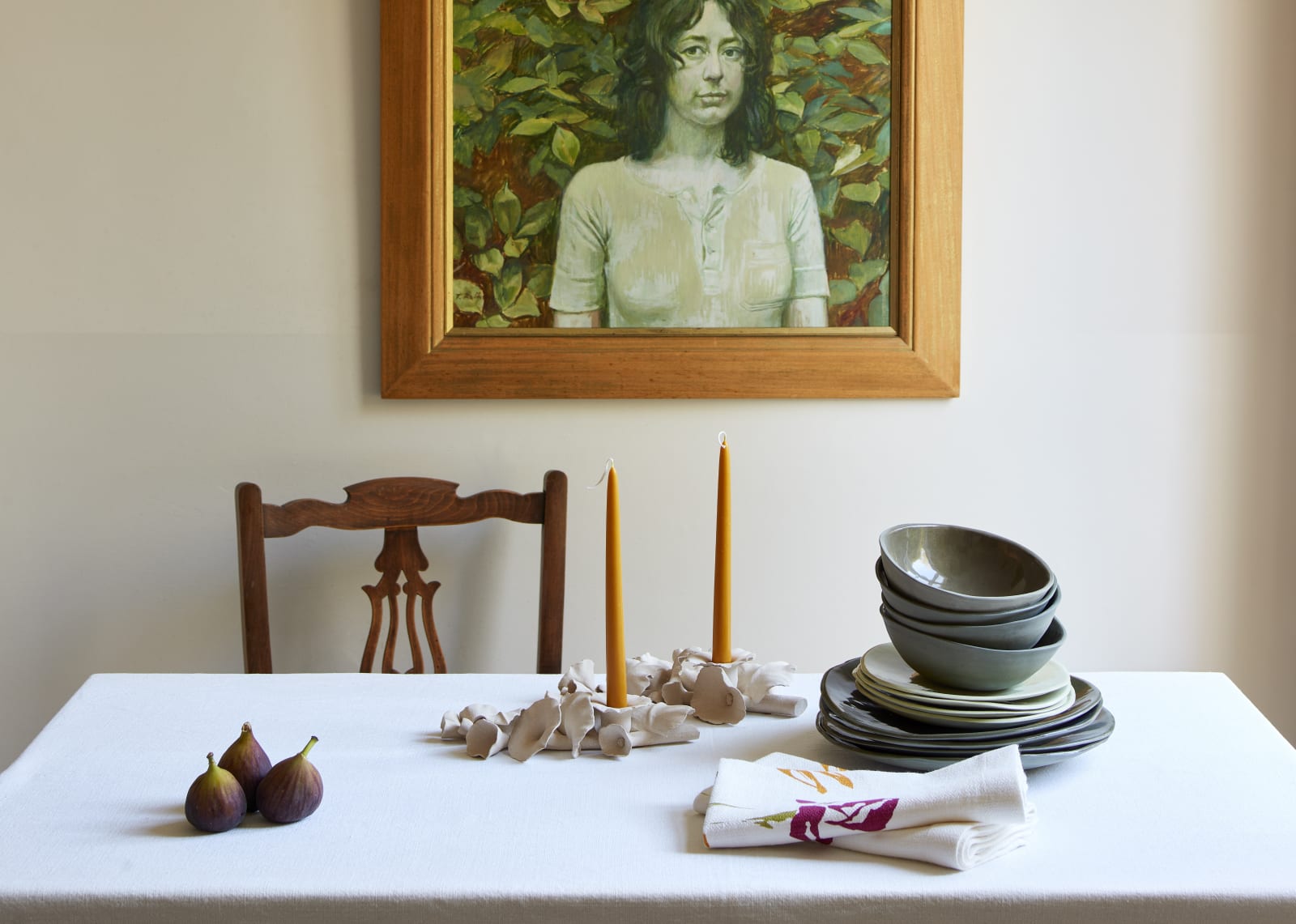 Lucy Whitford Studio, Pair of Alcea Horizontal Candlesticks, 2025